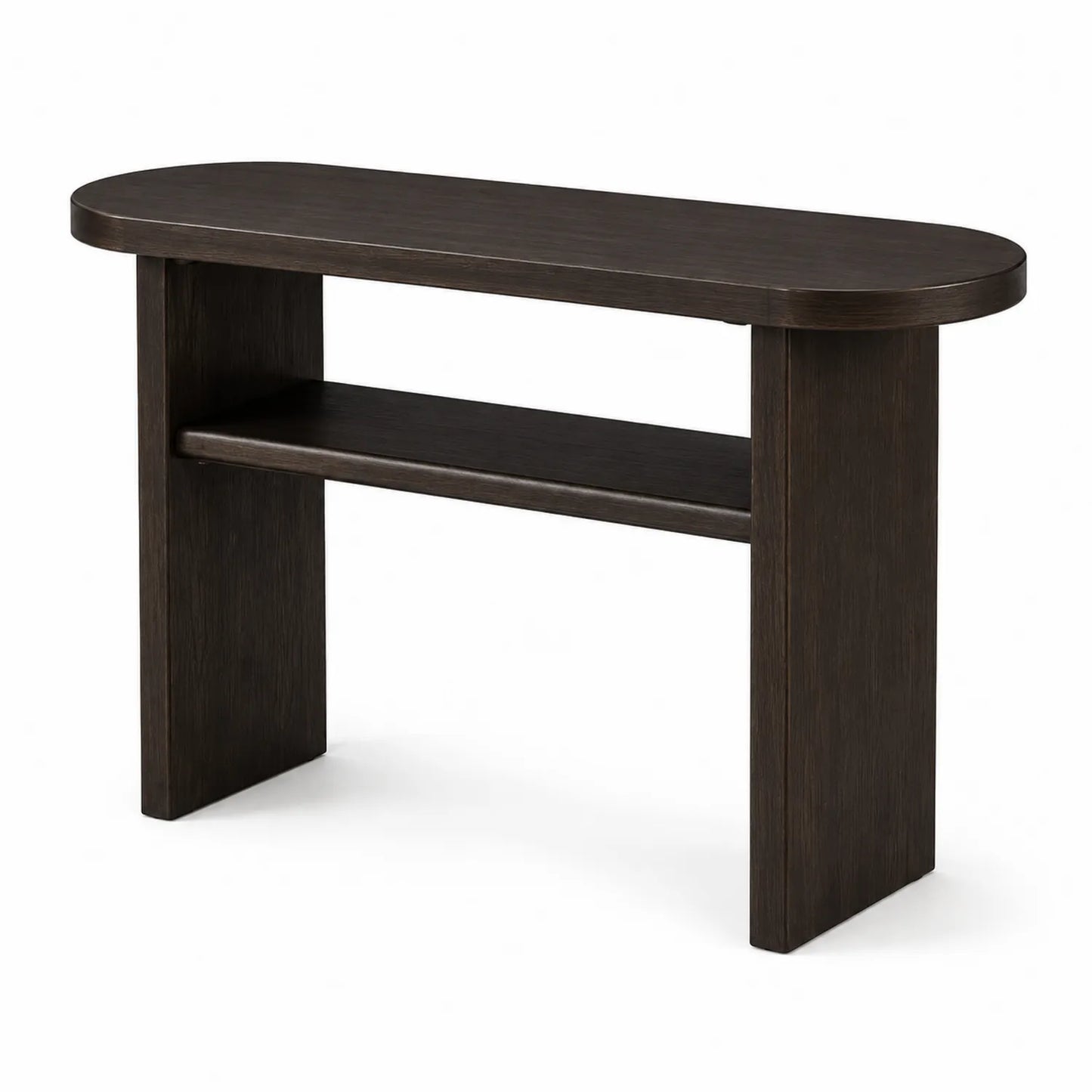 Konsolentisch Holz Dunkelbraun 120x30x80 cm